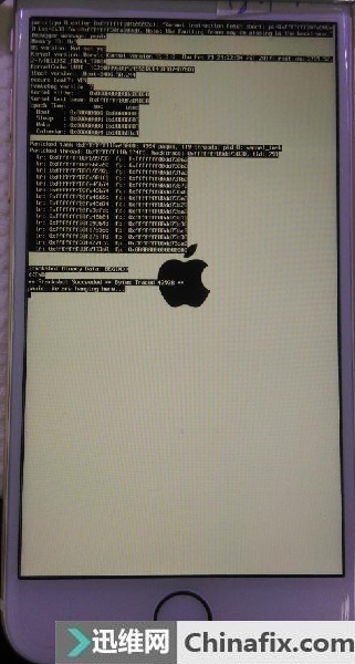 iPhone6开机满屏英文 手机无法开机故障维修