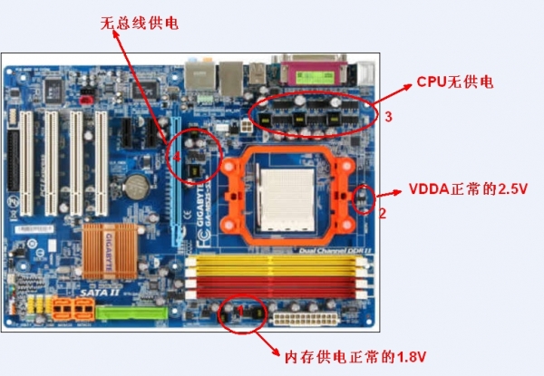 GA-M52S-S3P V2.0无复位维修实例