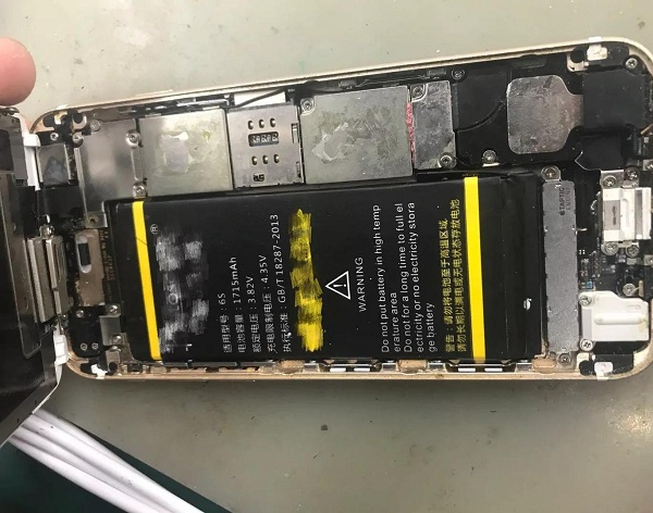 iPhone6S后摄像头打不开、漏电、指纹失效故障维修