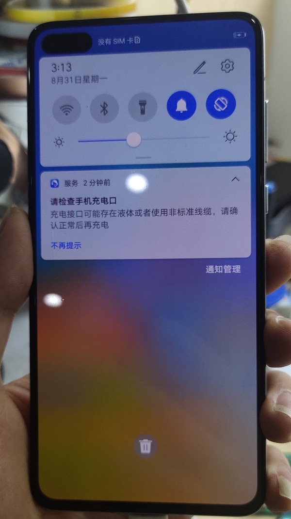 华为P40进水后手机wifi打不开多故障维修 图1