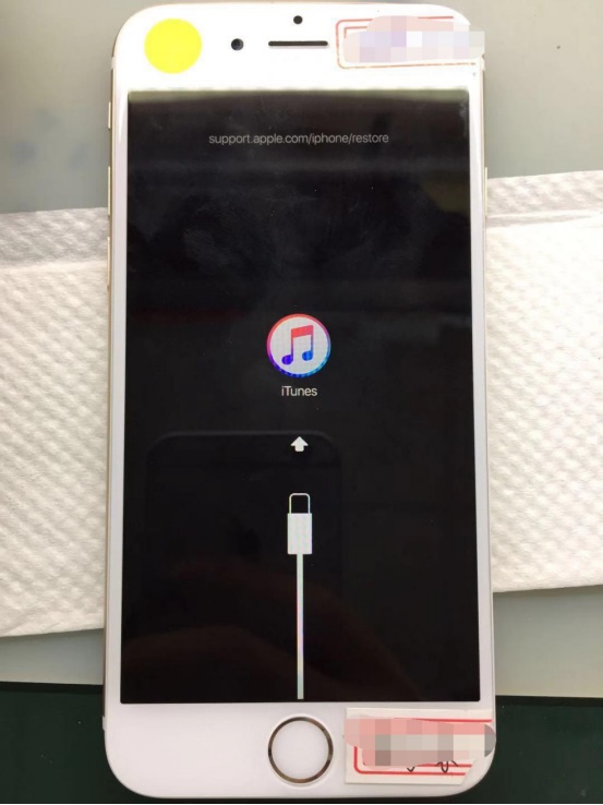 iPhone 6手机白苹果重启，刷机报错9维修