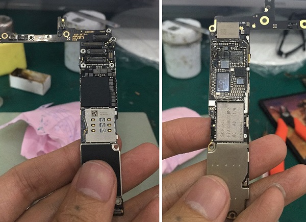 重摔iPhone6P手机开不开机维修  图1