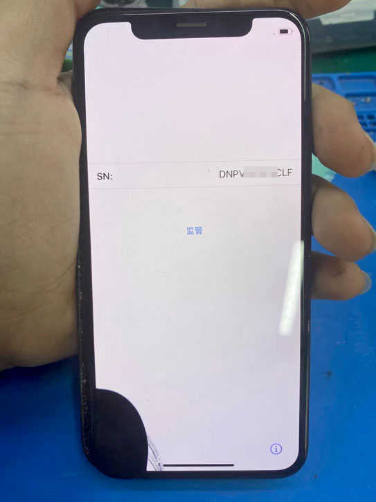 iPhone X手机无服务感叹号无法激活维修 图1
